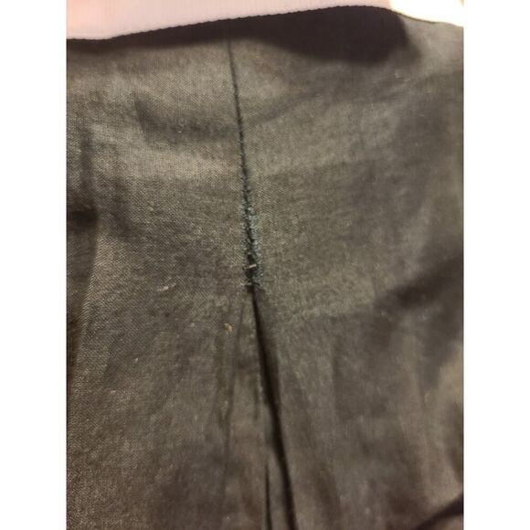 Ann Taylor Loft Beaded Floral Batik B&W Cotton Skirt Tassel Pompom Trim | 12 GUC - Picture 11 of 13